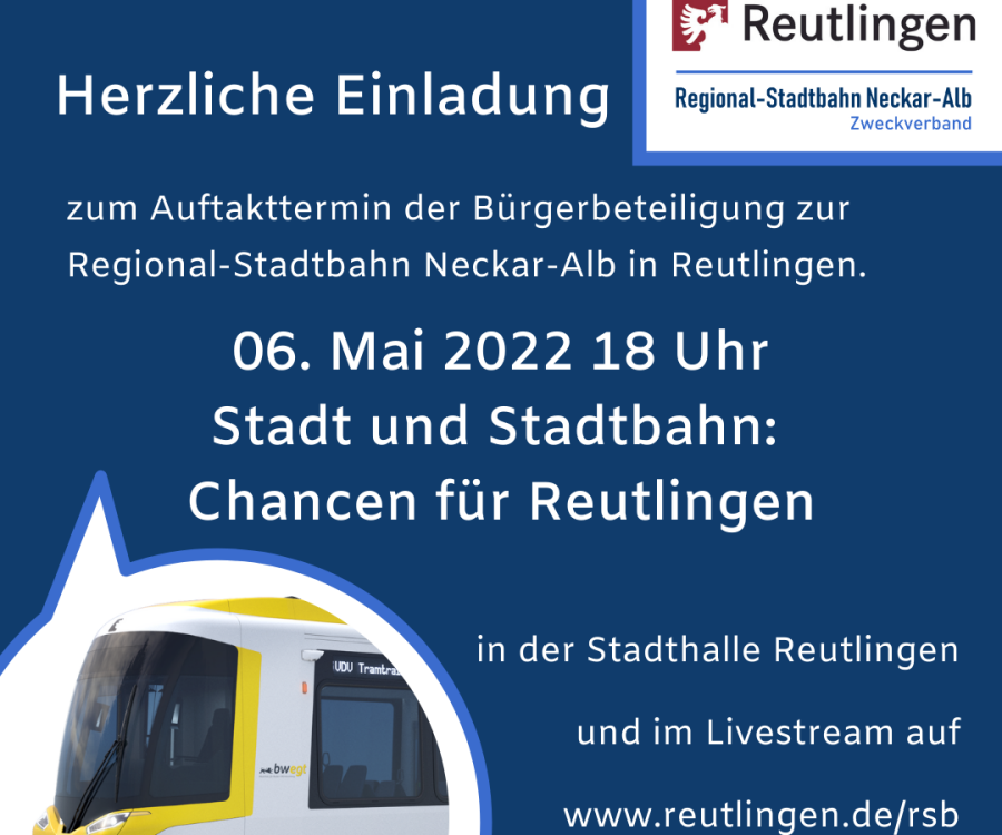 Stadt und Stadtbahn: Chancen für Reutlingen