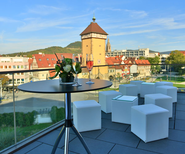 Bild der Terrasse