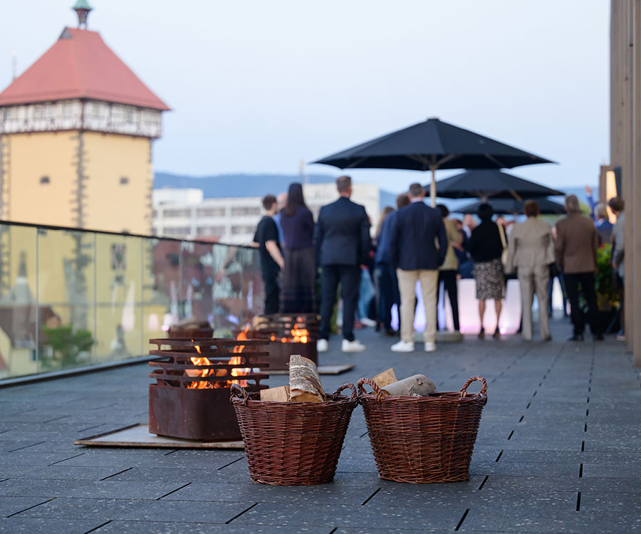 Bild der Terrasse