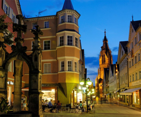 Innenstadt der Stadt Reutlingen